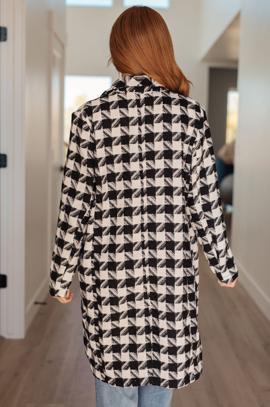 Monochromatic Moment Plaid Coat - Davi & Dani