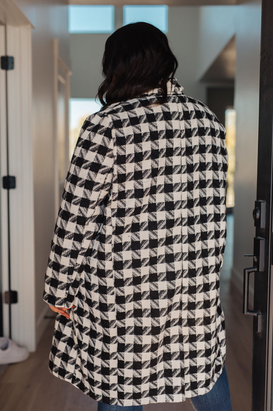 Monochromatic Moment Plaid Coat - Davi & Dani