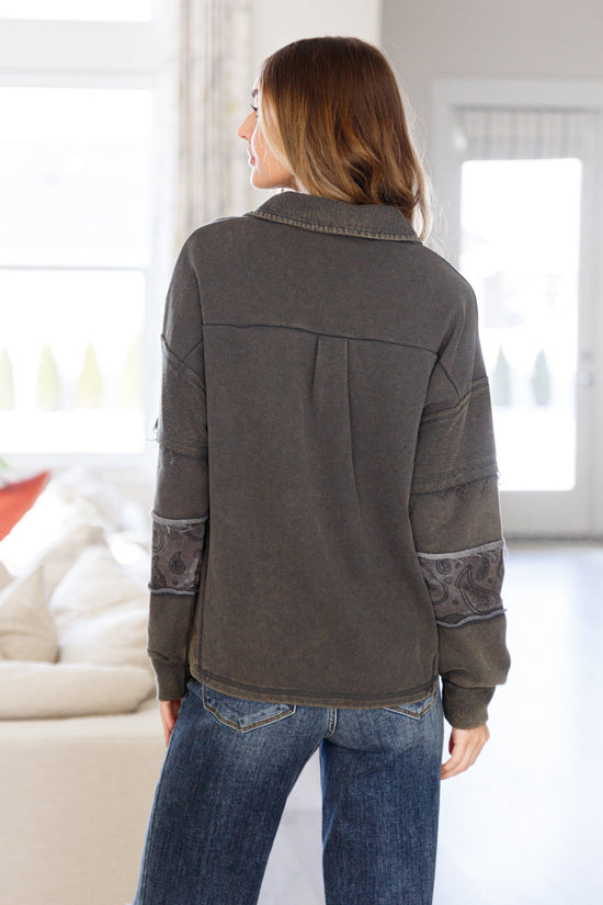 Moonstone Mineral Wash Pullover - Very J