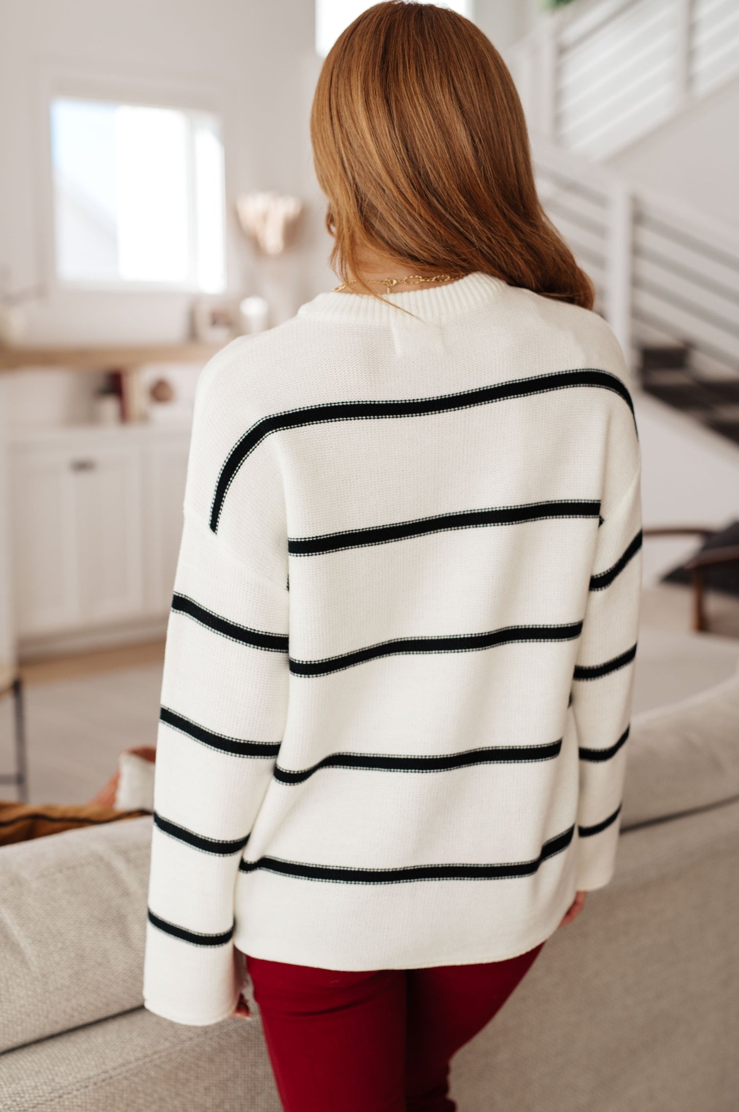 More or Less Striped Sweater - Andree By Unit