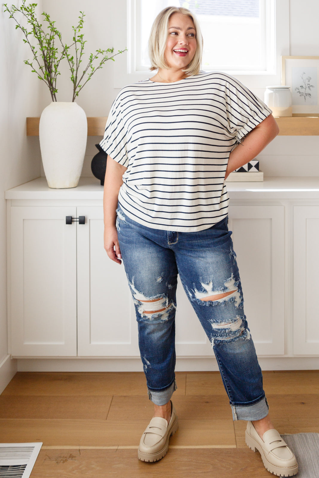 Much Ado About Nothing Striped Top - Shopin LA