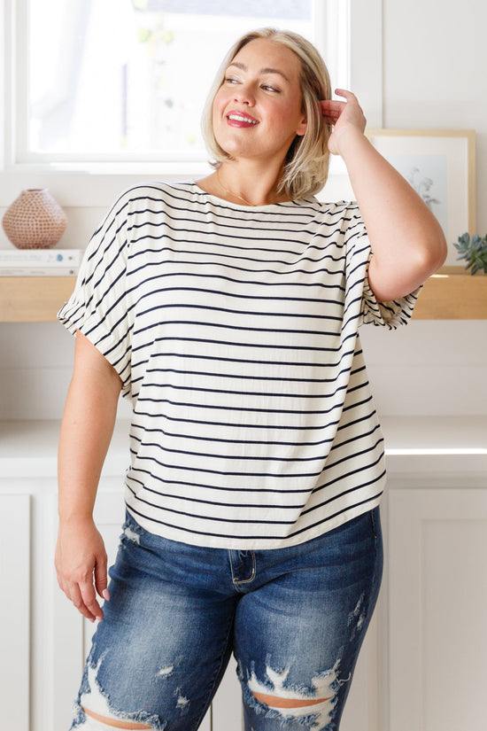 Much Ado About Nothing Striped Top - Shopin LA