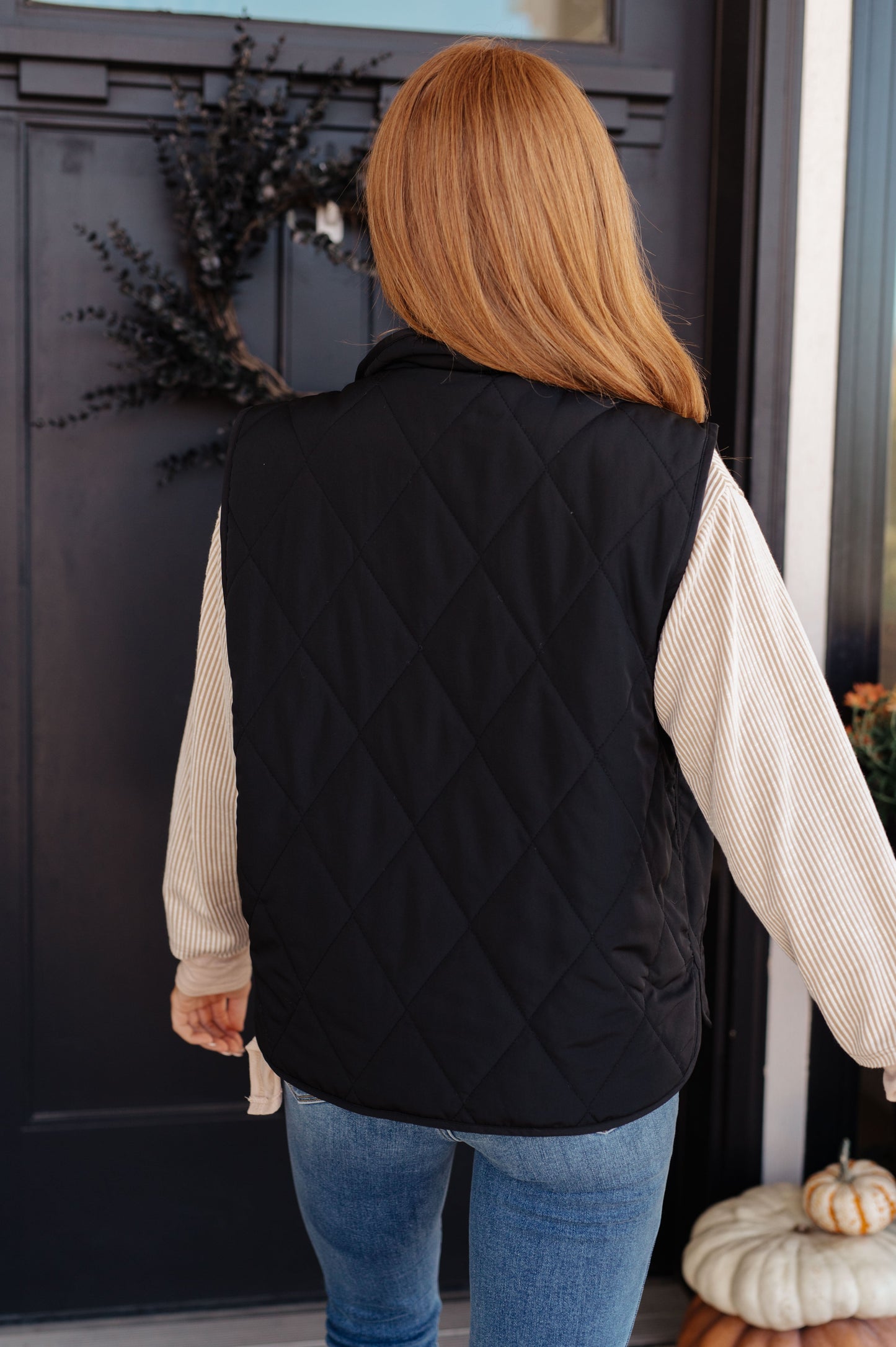 Neither Here Nor There Puffer Vest in Black - Haptics