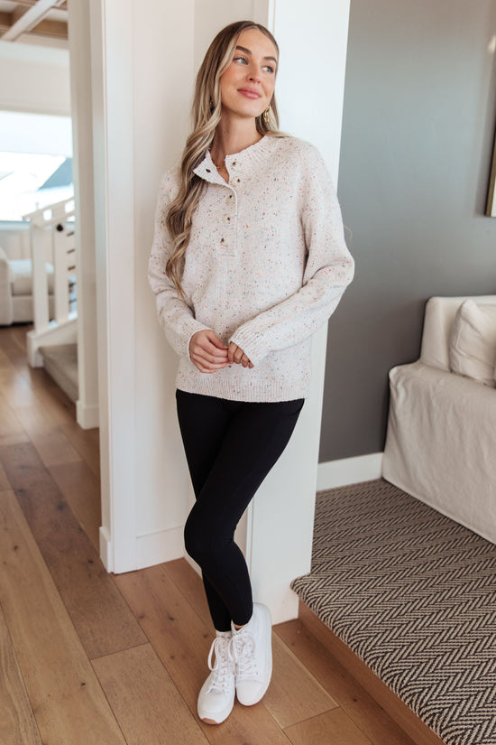 Never Give Up Henley Sweater - Andree By Unit