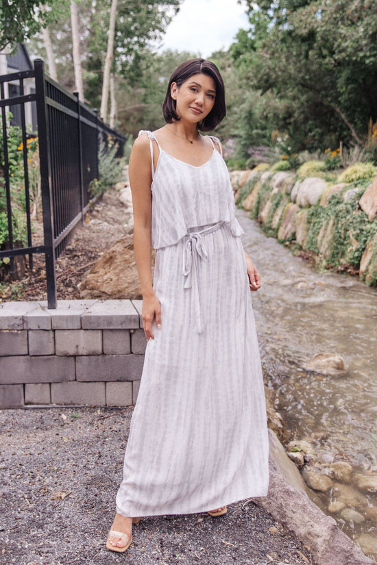 No More Grey Skies Maxi Dress - Lovely Melody