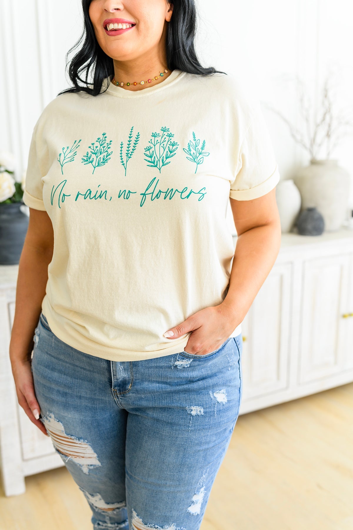 No Rain No Flowers Graphic Tee