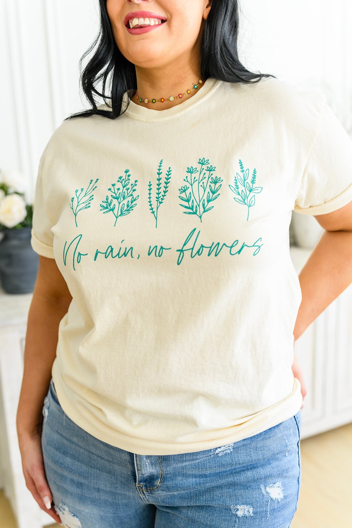 No Rain No Flowers Graphic Tee