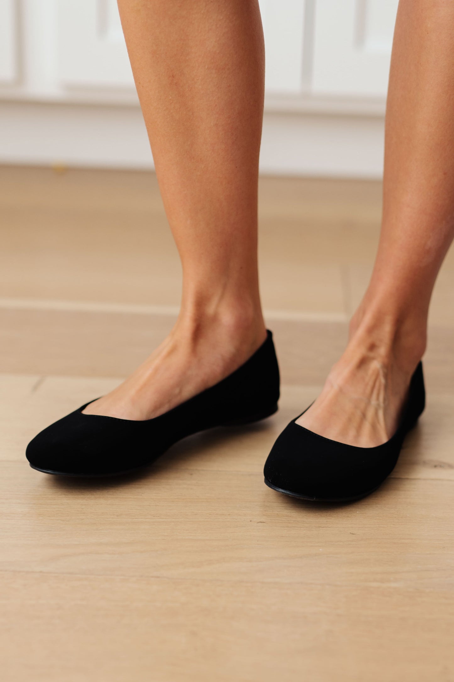 On Your Toes Ballet Flats in Black - SODA