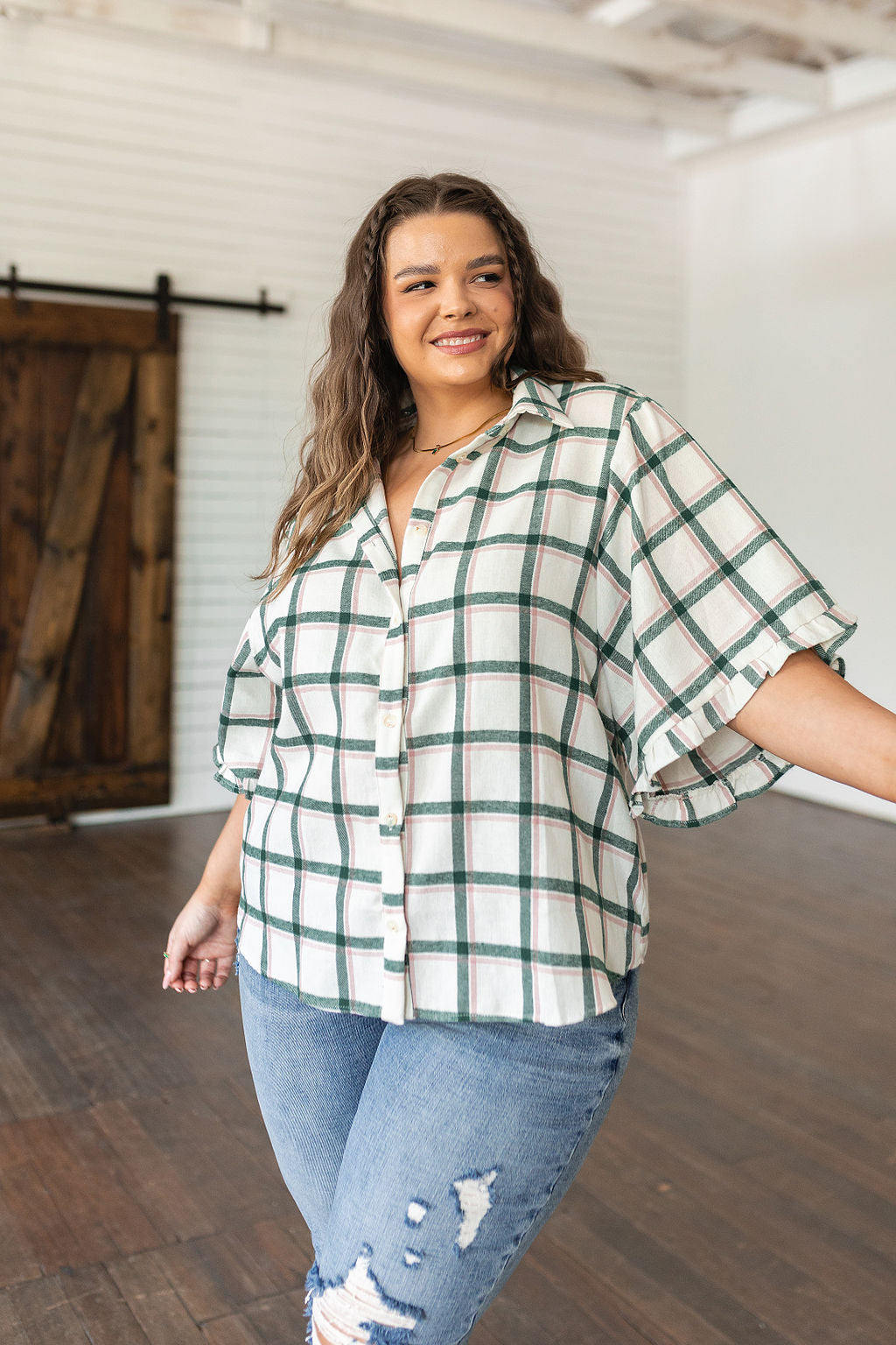 Perfect Picnic Plaid Top - Andree By Unit