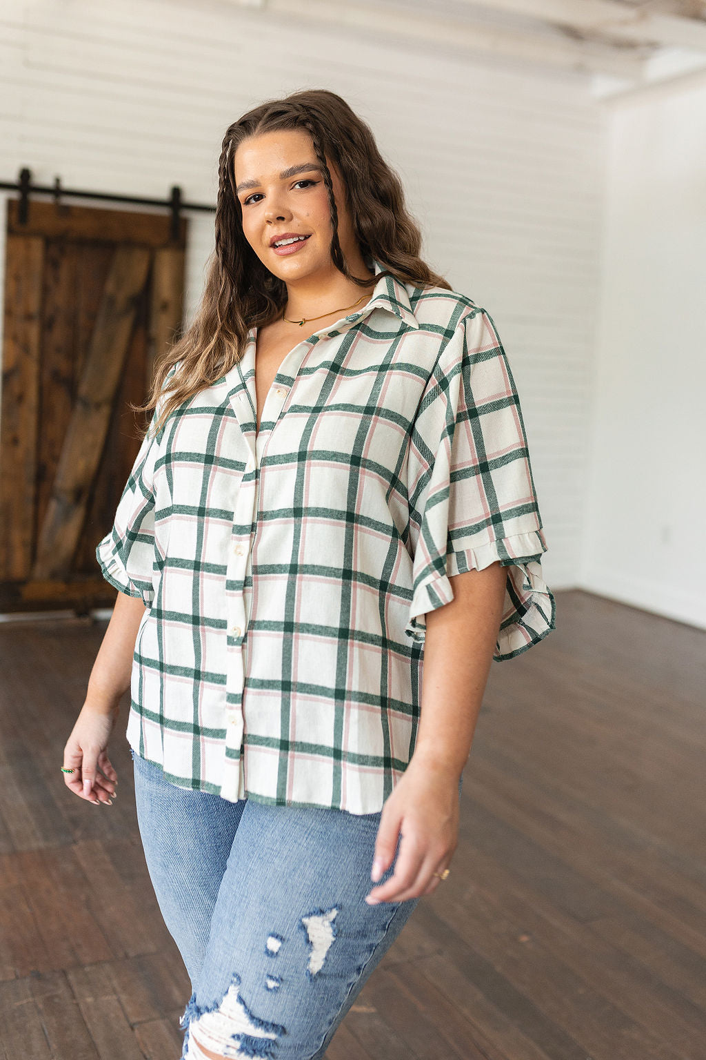 Perfect Picnic Plaid Top - Andree By Unit