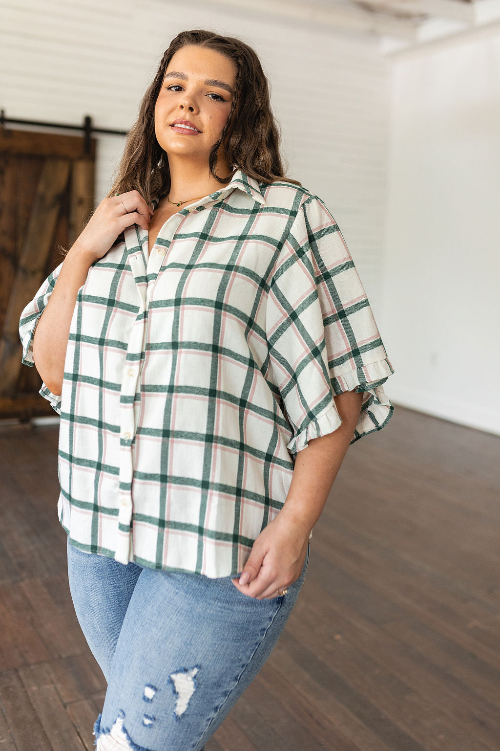 Perfect Picnic Plaid Top - Andree By Unit