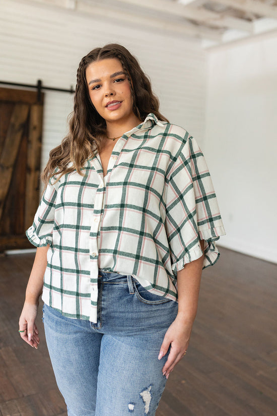 Perfect Picnic Plaid Top - Andree By Unit