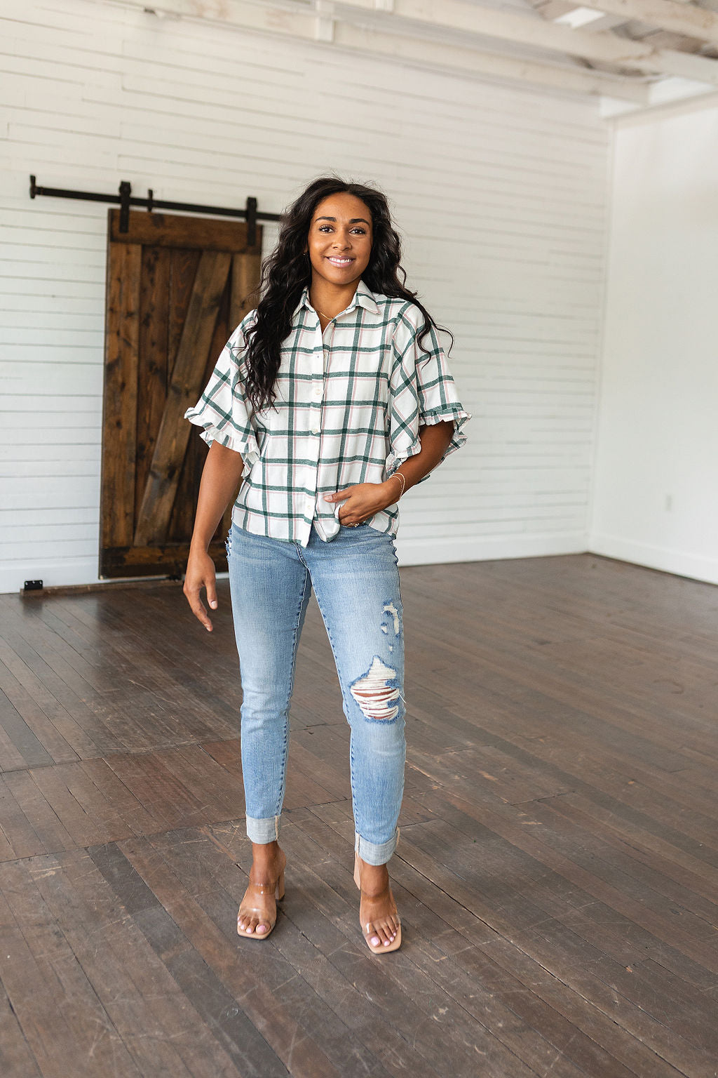 Perfect Picnic Plaid Top - Andree By Unit