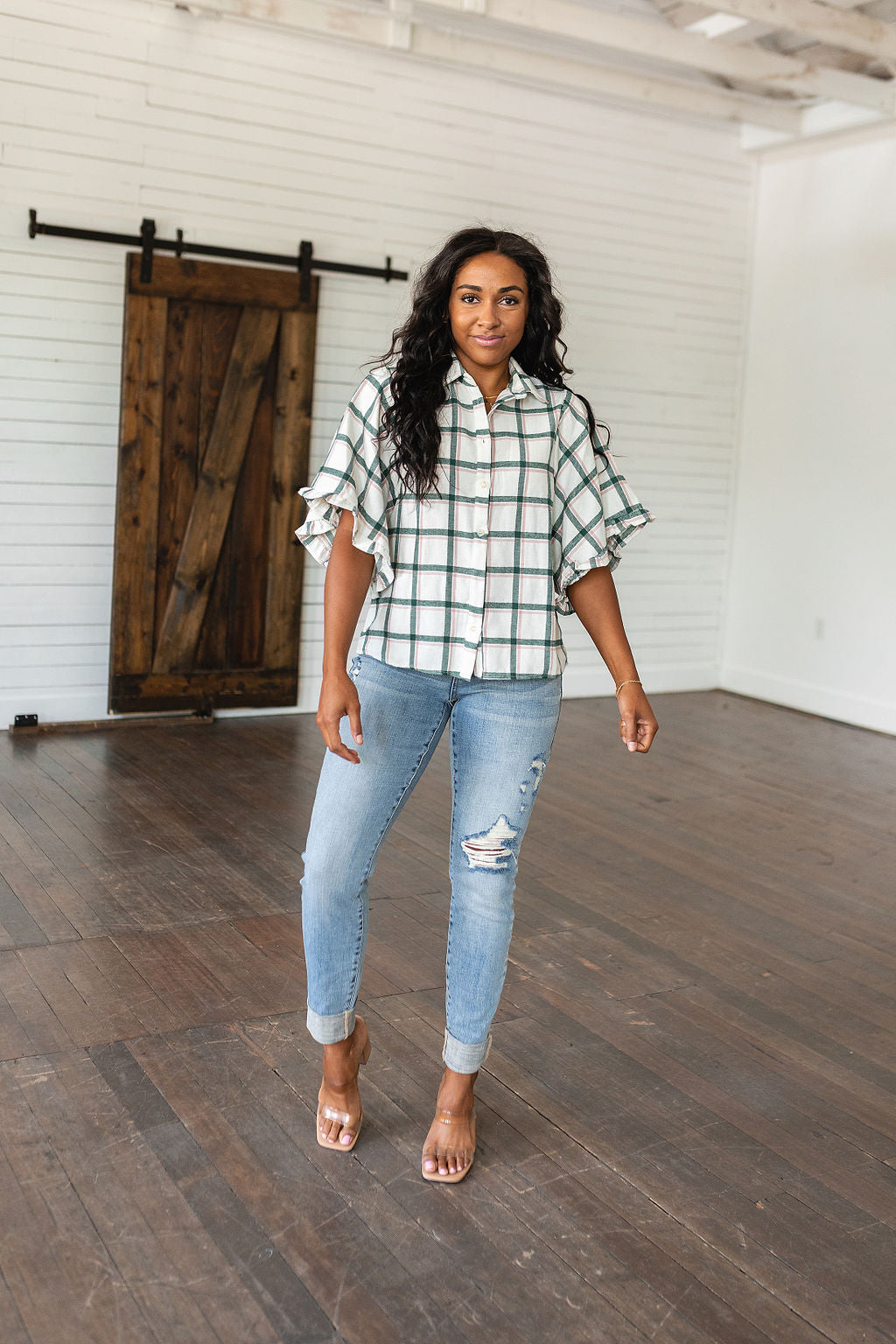 Perfect Picnic Plaid Top - Andree By Unit