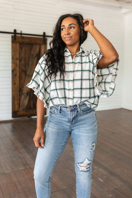 Perfect Picnic Plaid Top - Andree By Unit