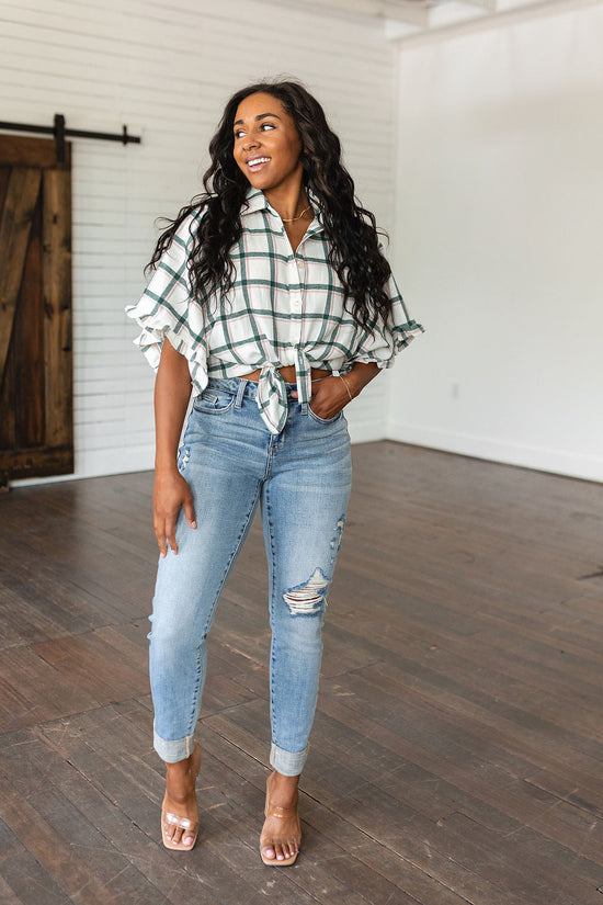 Perfect Picnic Plaid Top - Andree By Unit