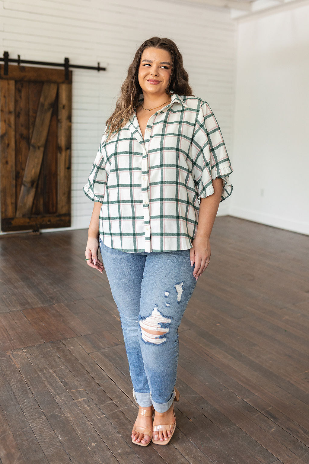 Perfect Picnic Plaid Top - Andree By Unit