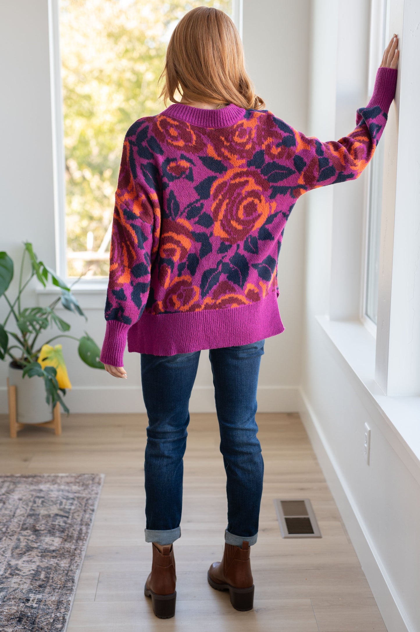 Rosie Posey Floral Sweater - Jodifl