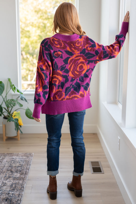 Rosie Posey Floral Sweater - Jodifl