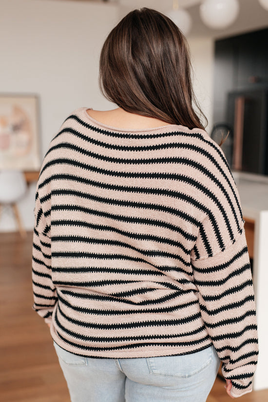 Self Assured Striped Sweater - One Eleven North