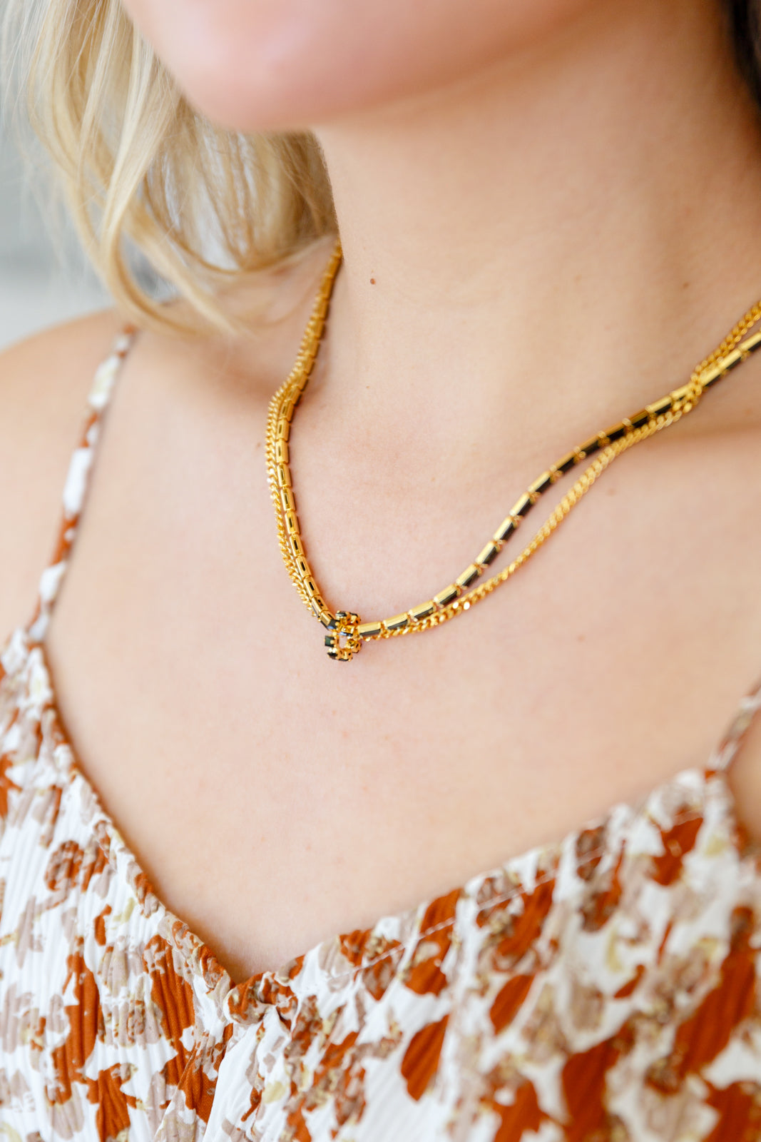 She's Got A Dark Streak Necklace - 18K Gold