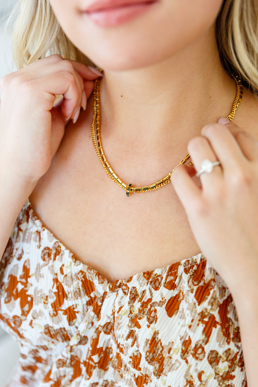 She's Got A Dark Streak Necklace - 18K Gold