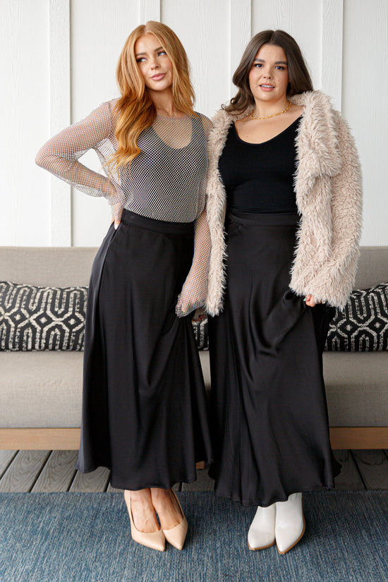 Timeless Tale Maxi Skirt in Black - Jodifl