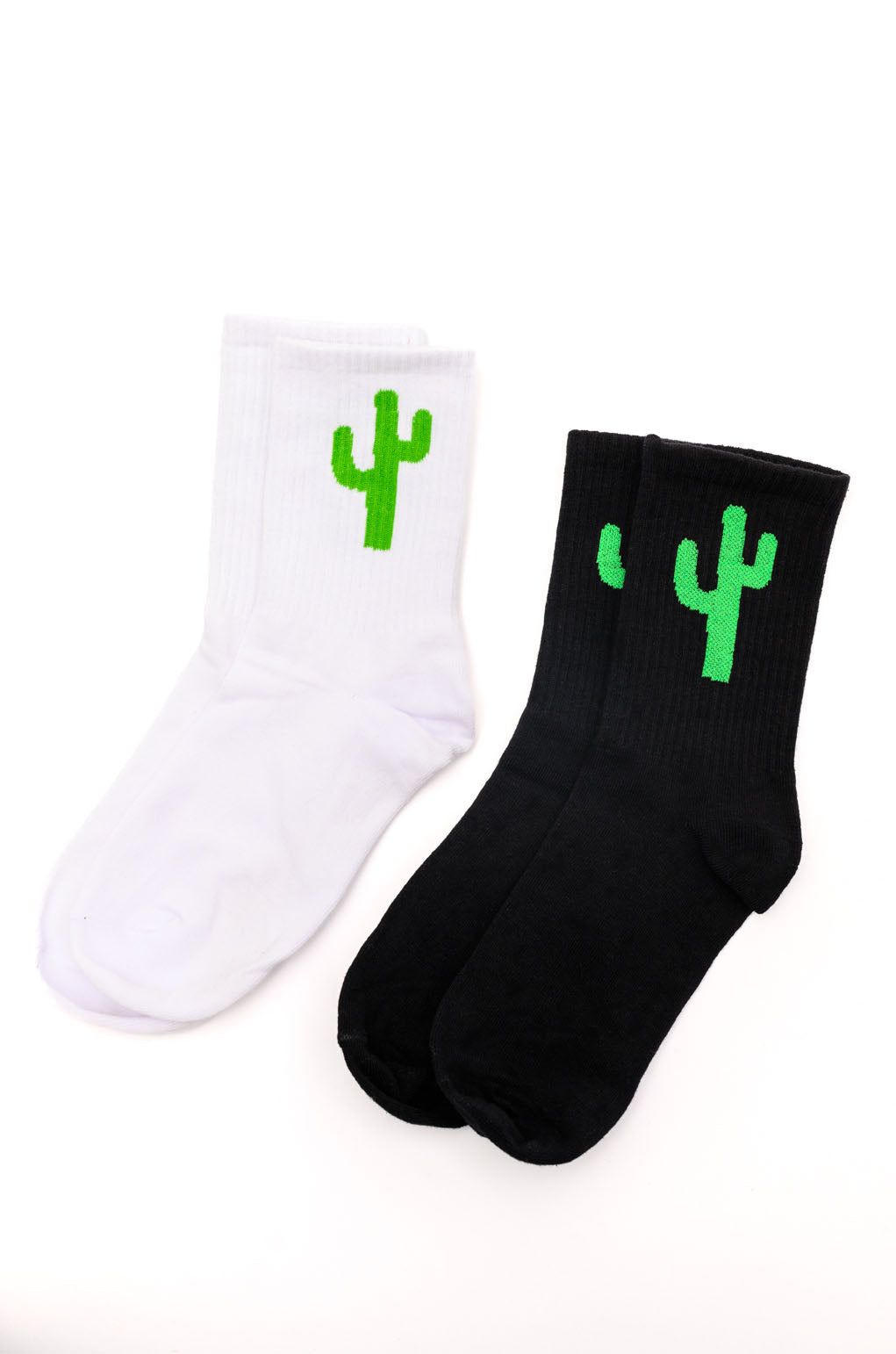 Sweet Socks Cactus - Black or White