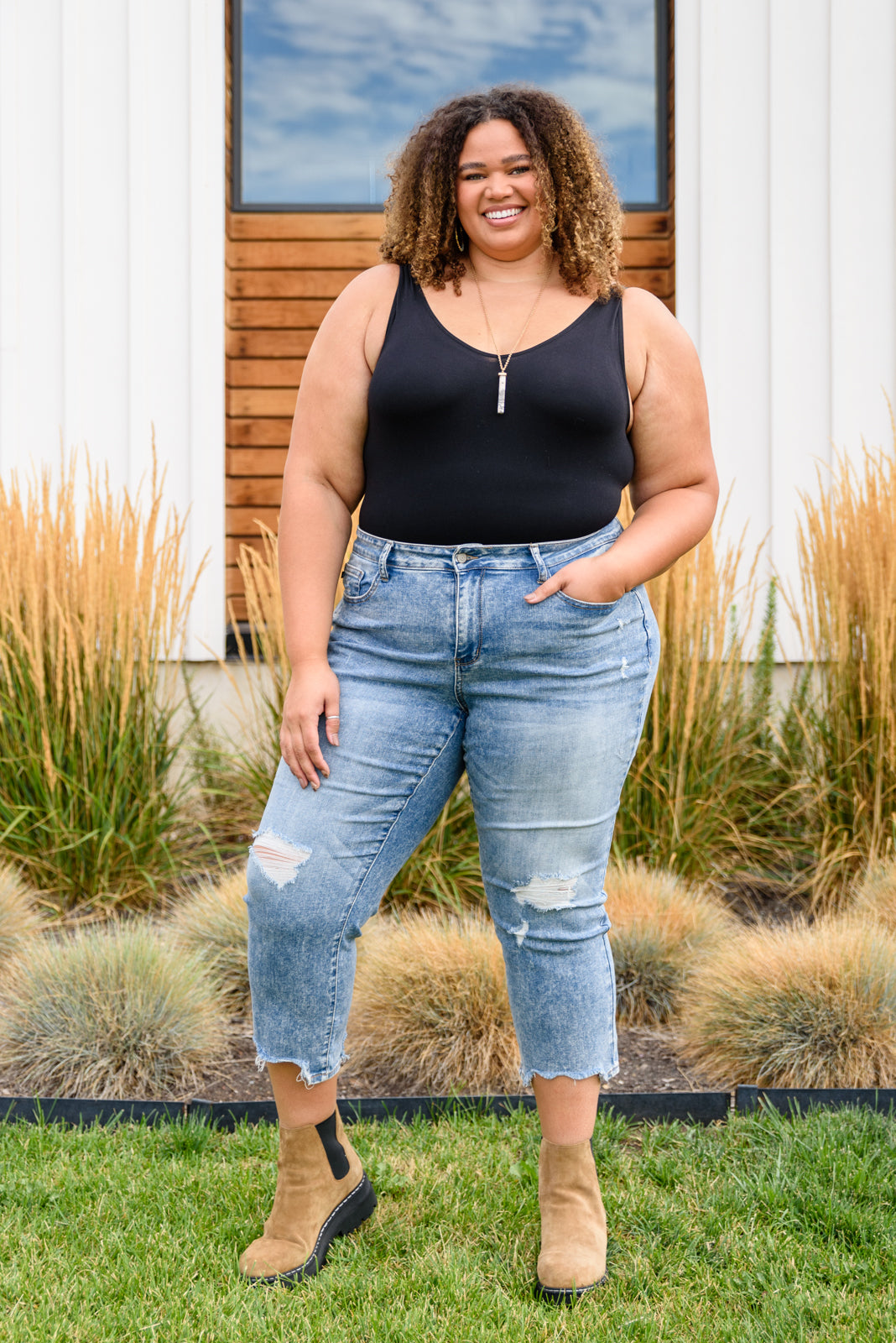 The Basics Bodysuit In Black - Yelete