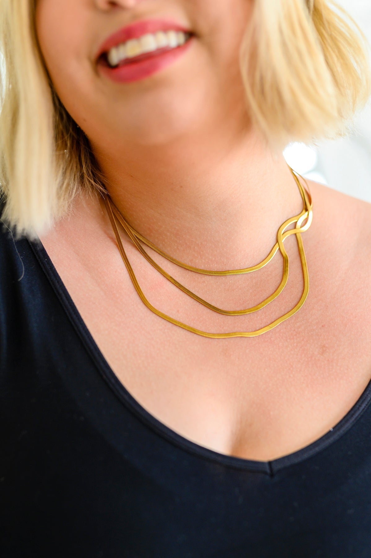 Three is Better Than One Layered Necklace - 18K Gold