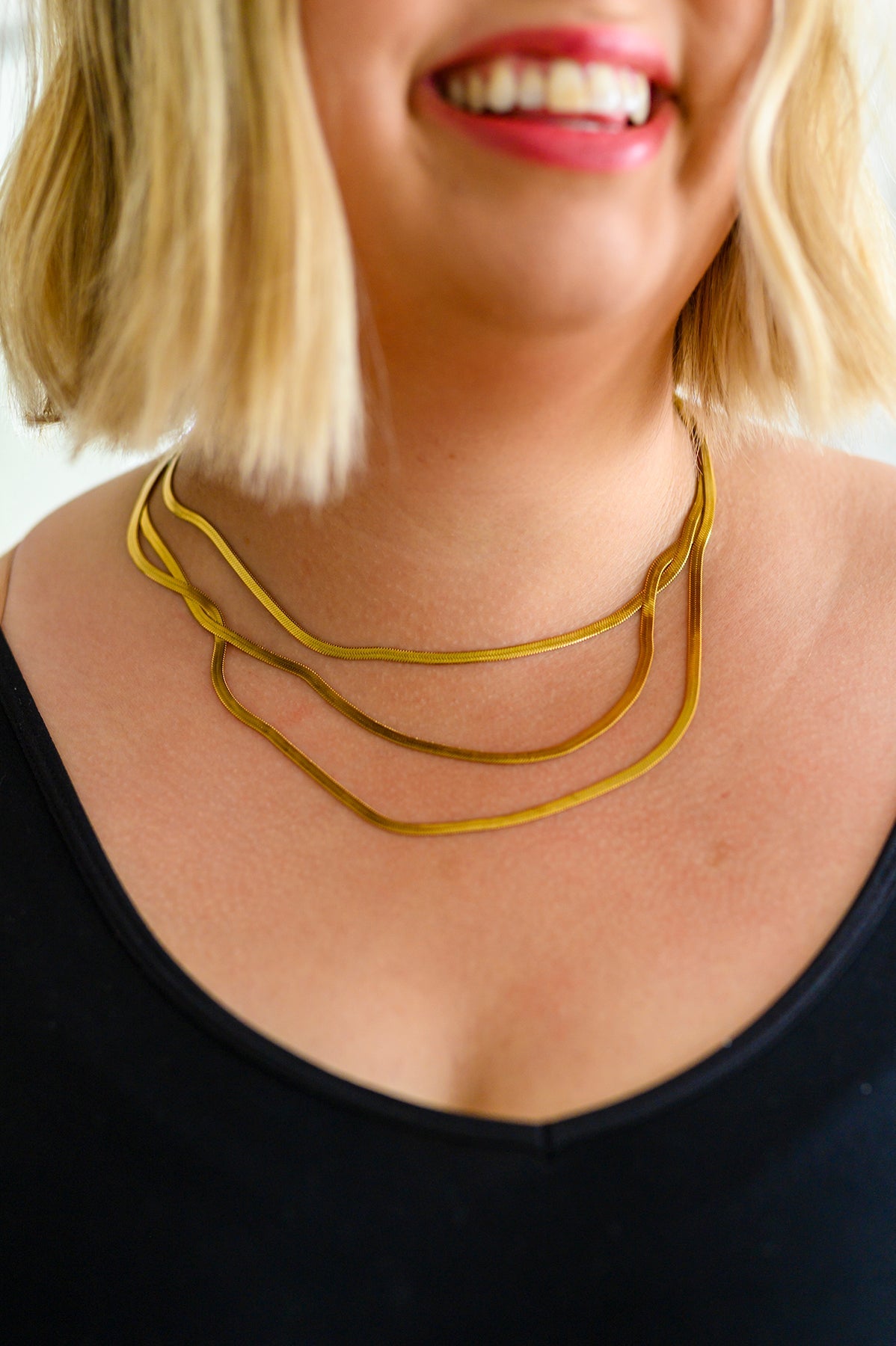 Three is Better Than One Layered Necklace - 18K Gold