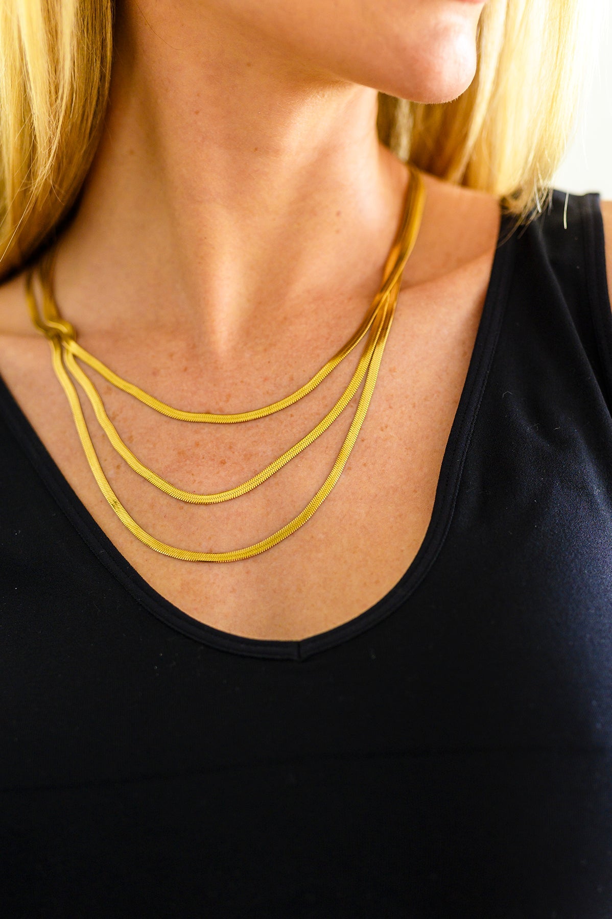 Three is Better Than One Layered Necklace - 18K Gold