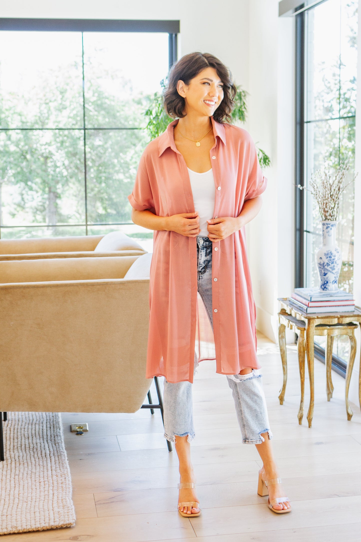 Timeless Appeal Shirtdress - Shopin LA