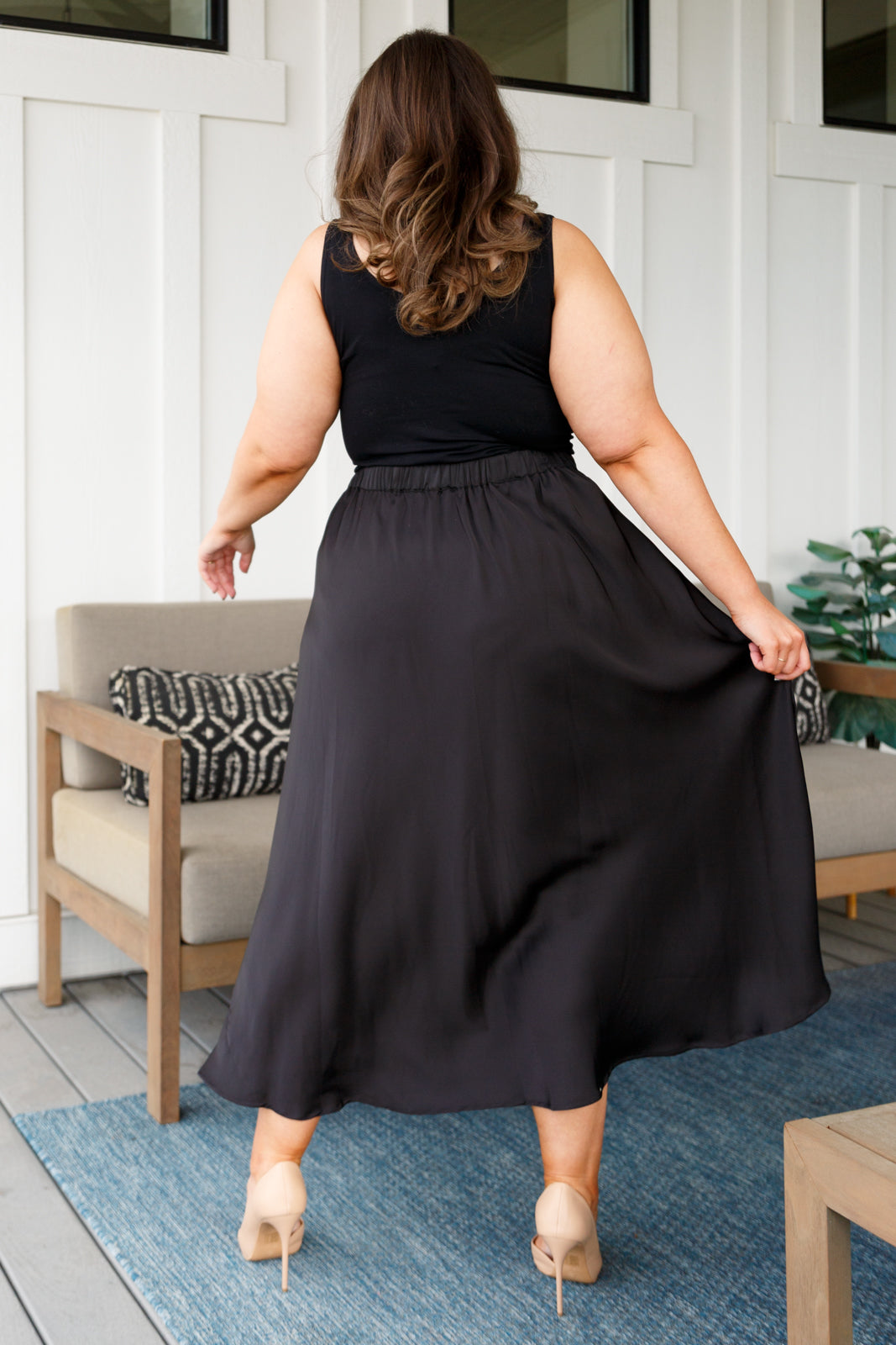 Timeless Tale Maxi Skirt in Black - Jodifl