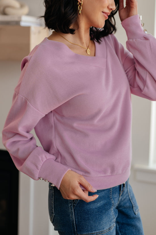 Totally Verified Long Sleeve V-Neck Top - One Eleven North